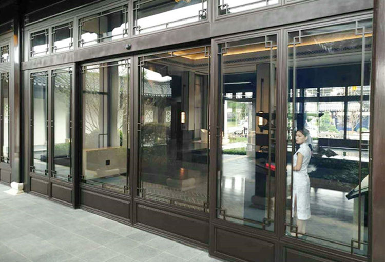 西安融創攬月府自動門案例