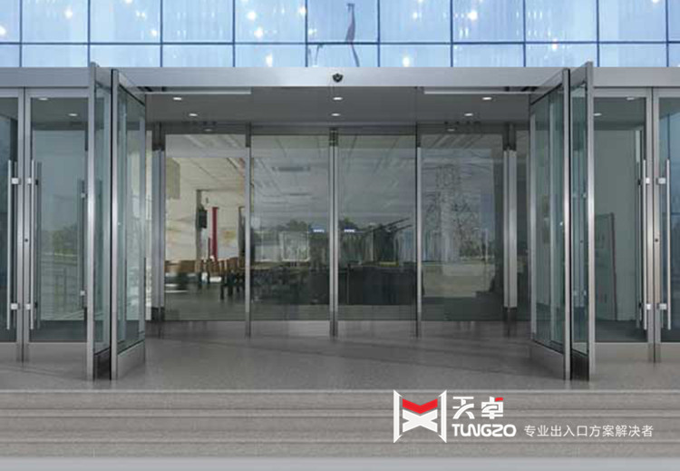 緊急疏散自動感應平移門