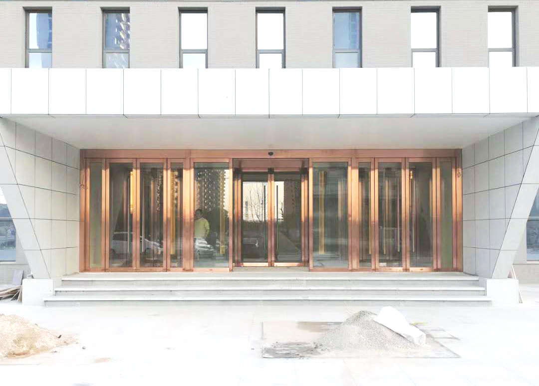 自動門維修施工現場實拍