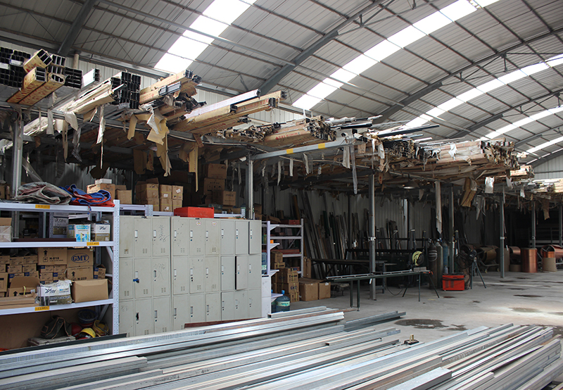 鋁型材不銹鋼，天卓自動門工廠原材料