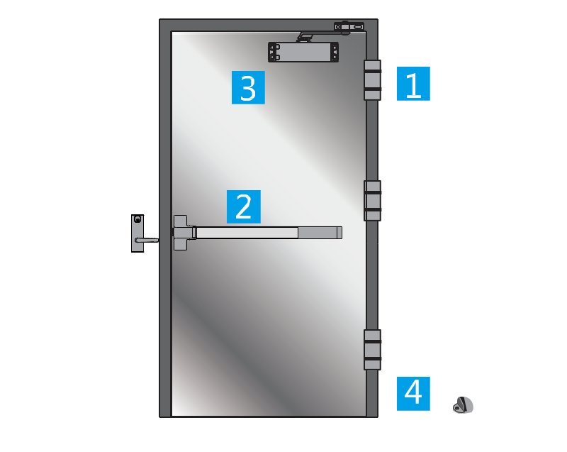 酒店單開(kāi)逃生通道,消防通道門(mén)