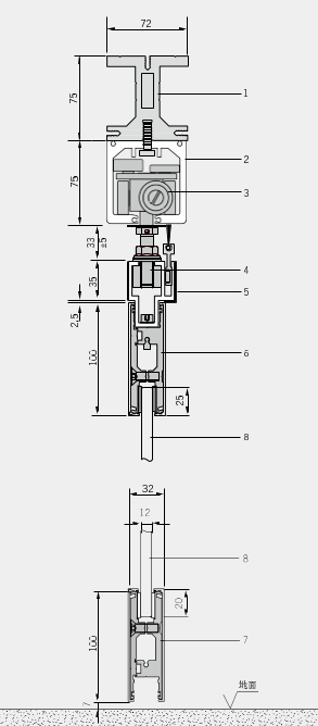 多瑪凱拔移動(dòng)隔斷HSW-G系統(tǒng)結(jié)構(gòu)