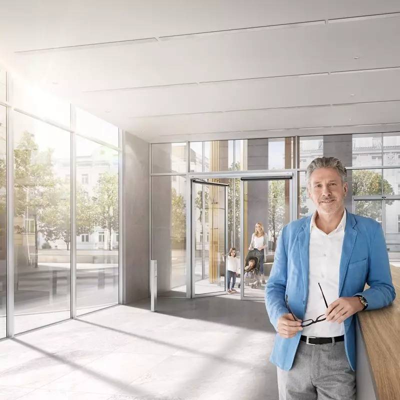 蓋澤90°自動平開門機