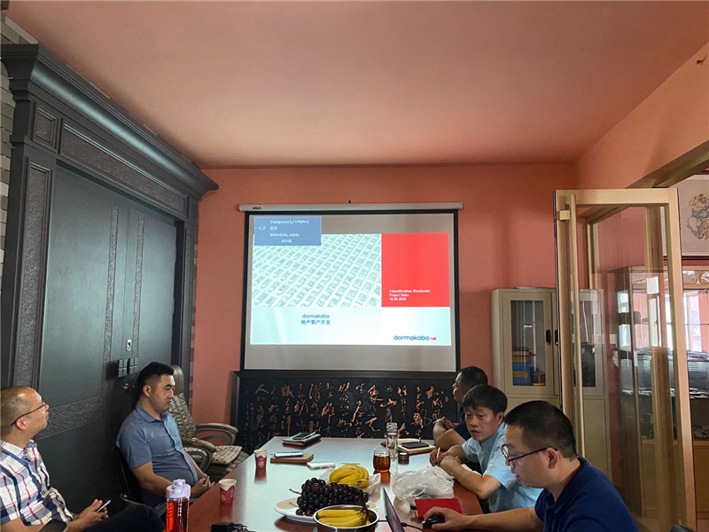 西安天卓多瑪凱拔自動門、電子鎖業務培訓