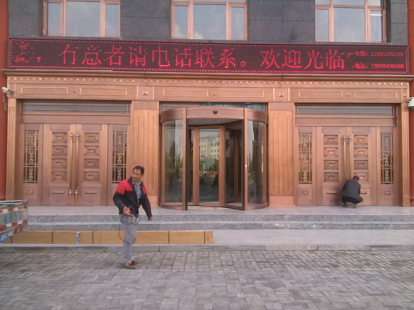 旋轉門的發明的使用