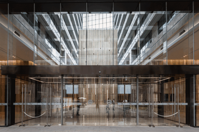 魔都超A級寫字樓，蓋澤自動門地彈簧品質加持