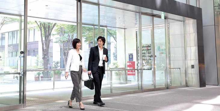 辦公樓/寫字樓入口自動門解決方案