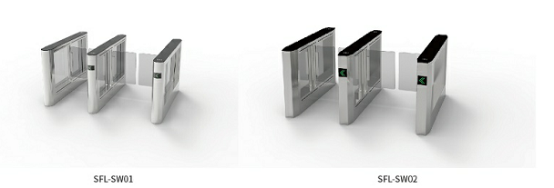 西安松下寫字樓自動門,西安智能樓宇速通道閘