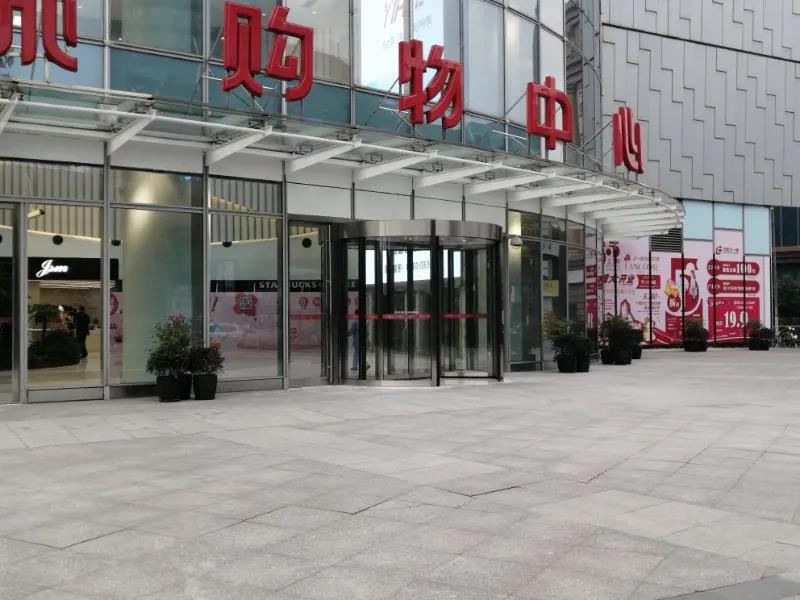 西安天卓部分旋轉門成功案例