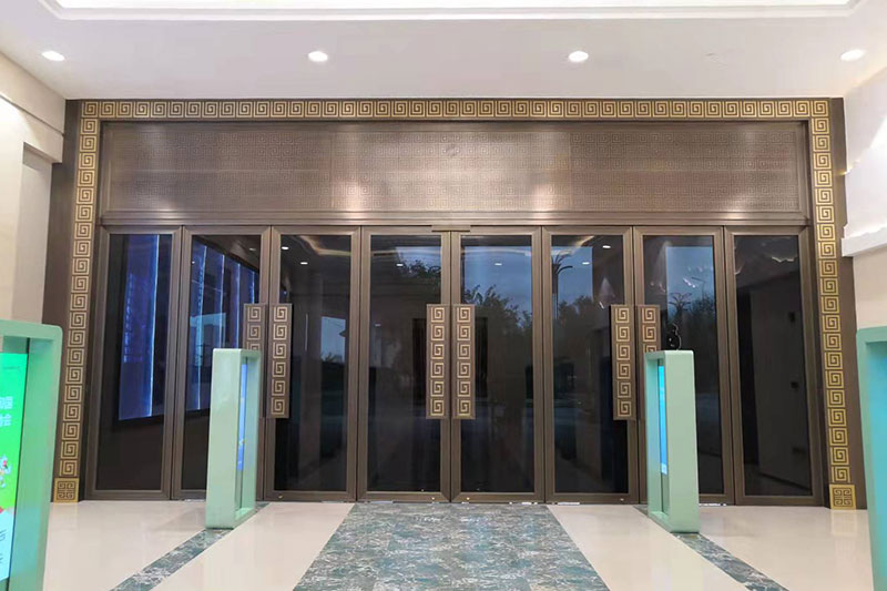 西安北客站貴賓通道銅門-高鐵站機場交通樞紐VIP室銅門