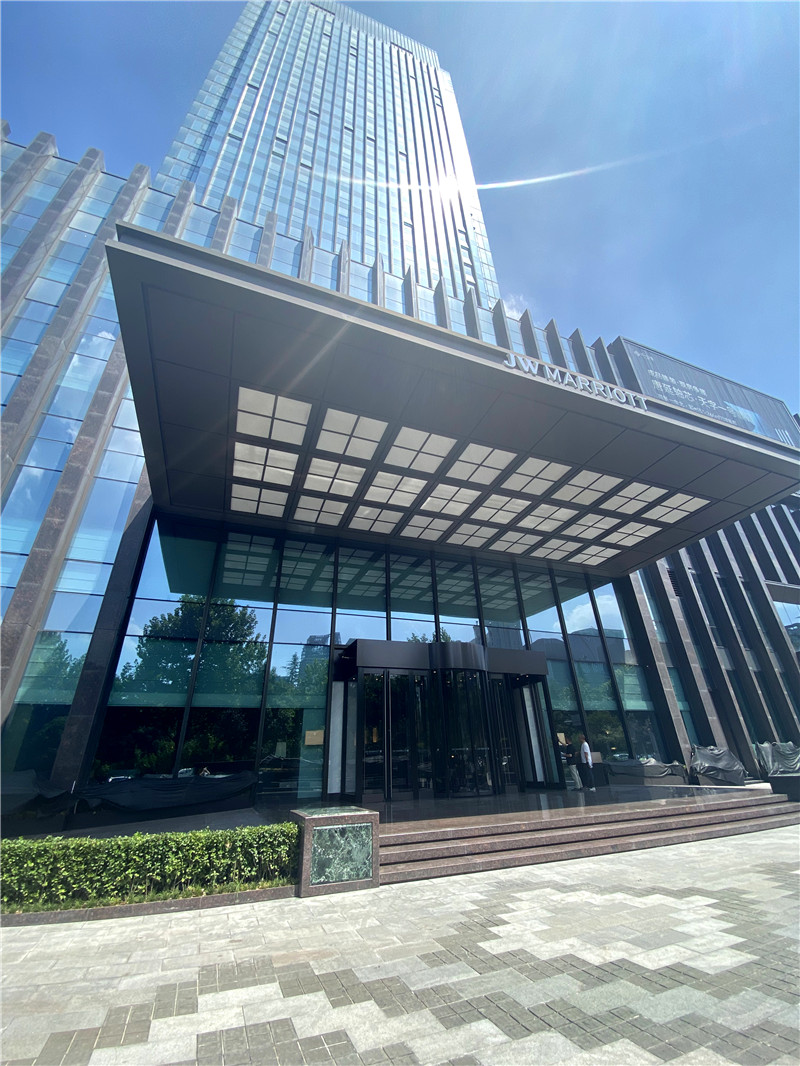 西安萬豪酒店旋轉門